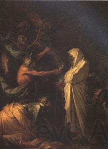 Salvator Rosa The Spirit of Samuel Called up before Saul by the Witch of Endor (mk05)